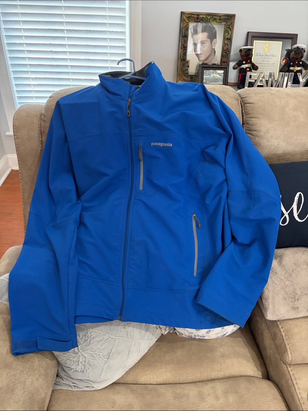 Patagonia Men’s Performance Softshell Jacket in Blue